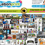 Edil : Lebonprint imprimeur basé spécialisé en Panneau (Akilux, forex, dibond, plexi...), Bâches / Banderoles, Affiches, Autocollants / Adhésifs / Étiquettes, Signalétique